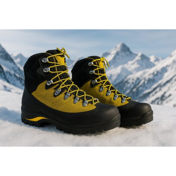Vasque Other - Vasque Ice 9000 Mountaineering Boots Yellow Black Men’s US 11 M Waterproof
